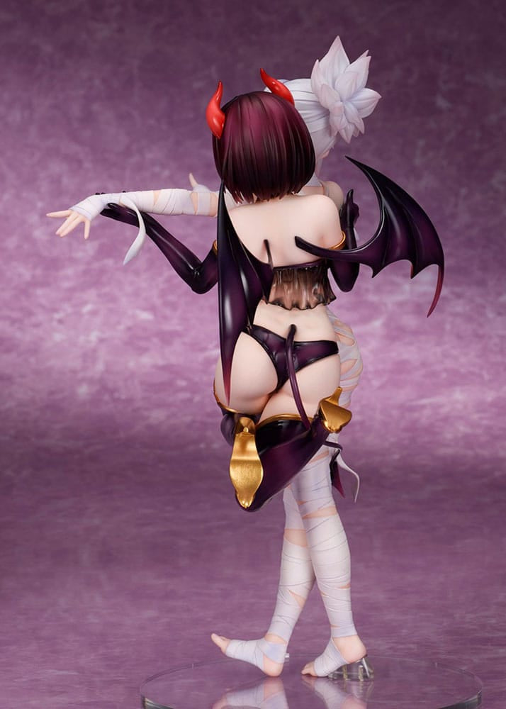 Ayakashi Triangle PVC Statue Matsuri Kazamaki &amp; Suzu Kanade &amp; Shirogane 25 cm