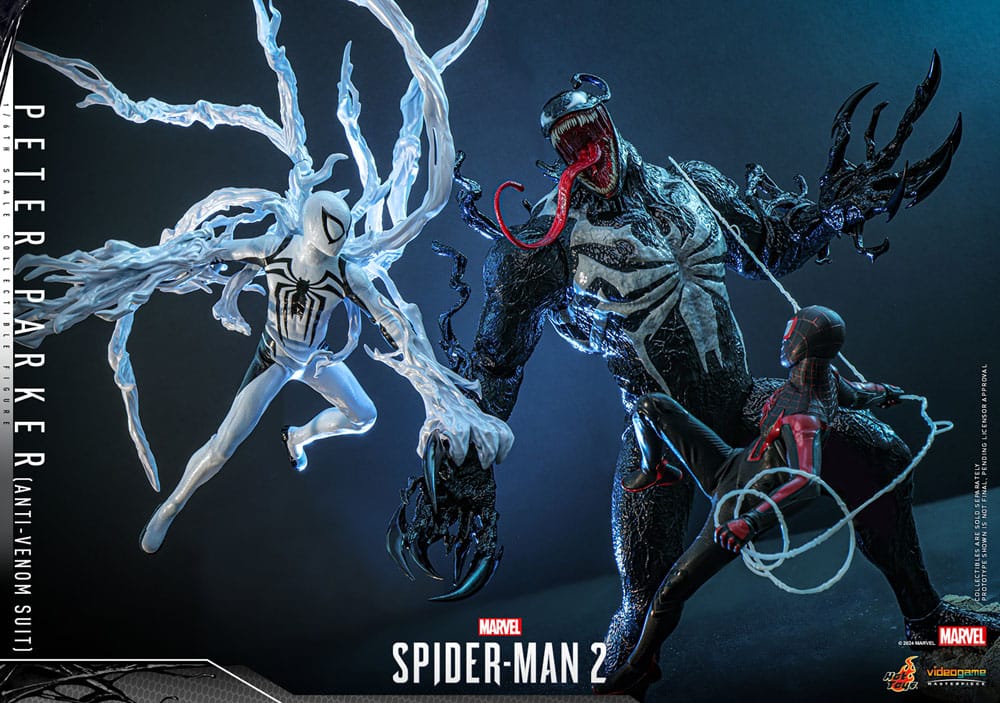 Spider-Man 2 Video Game Masterpiece Action Figure 1/6 Peter Parker (Anti-Venom Suit) 30 cm