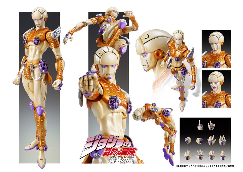 JoJo&#39;s Bizarre Adventure Part 5: Golden Wind Action Figure Chozokado G·E (3rd-run) 15 cm