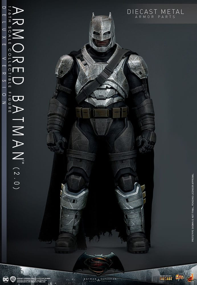 Batman v Superman: Dawn of Justice Movie Masterpiece Action Figure 1/6 Armored Batman 2.0 (Deluxe Version) 33 cm