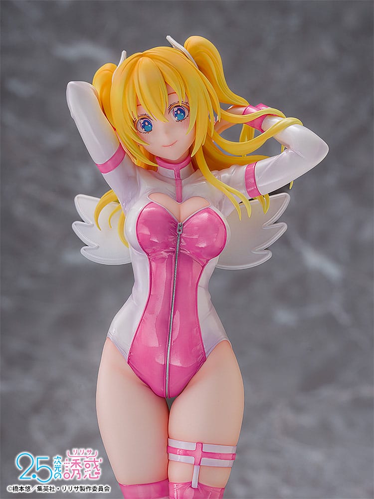 2.5 Dimensional Seduction PVC Statue 1/7 Liliel Angel School spin-off Training Suit/Ririsa 25 cm