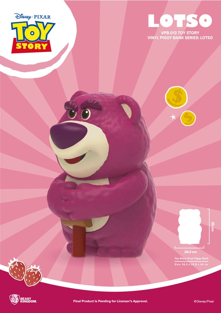 Toy Story Piggy Vinyl Bank Lotso 35 cm