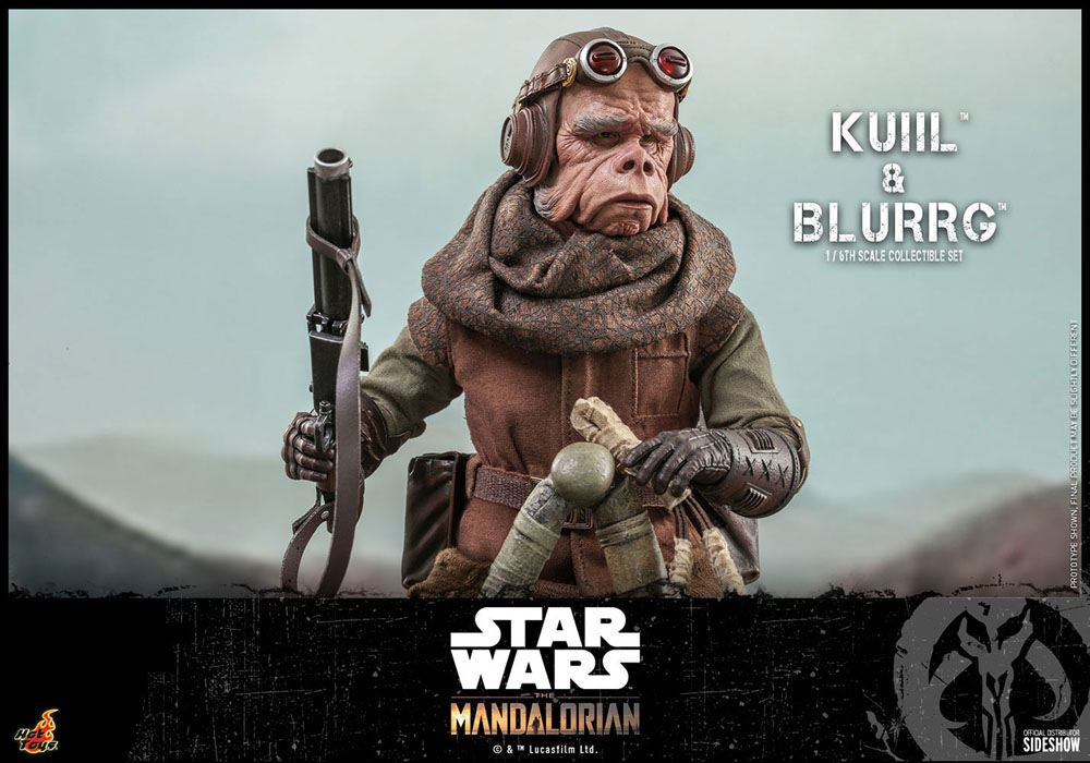 Star Wars The Mandalorian Action Figure 2-Pack 1/6 Kuiil &amp; Blurrg 37 cm