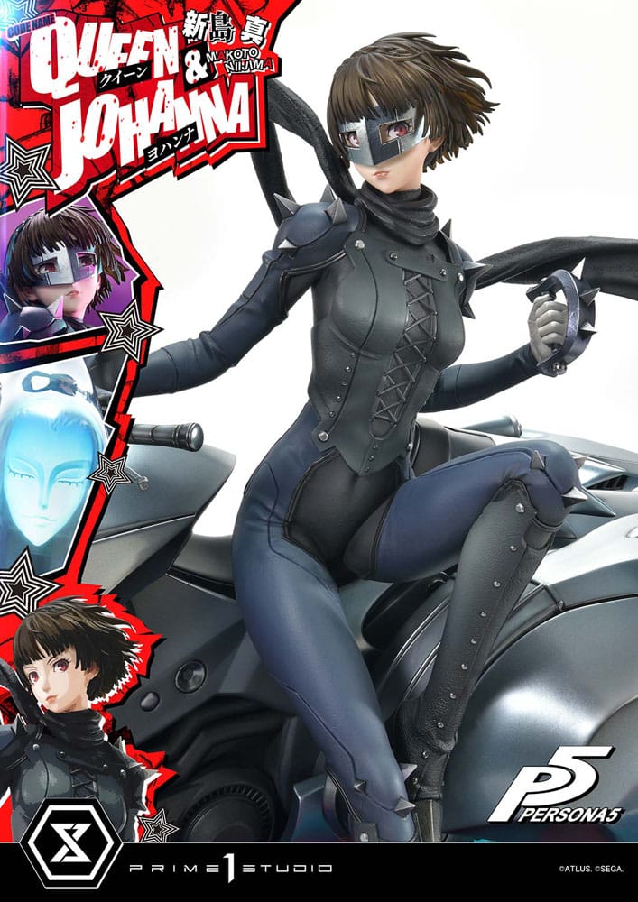 Persona 5 Premium Masterline Series Statue 1/4 Makoto Niijima &quot;Queen&quot; &amp; Johanna 42 cm