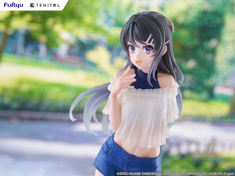 Rascal Does Not Dream of Bunny Girl Senpai Tenitol PVC Statue Mai Sakurajima 31 cm