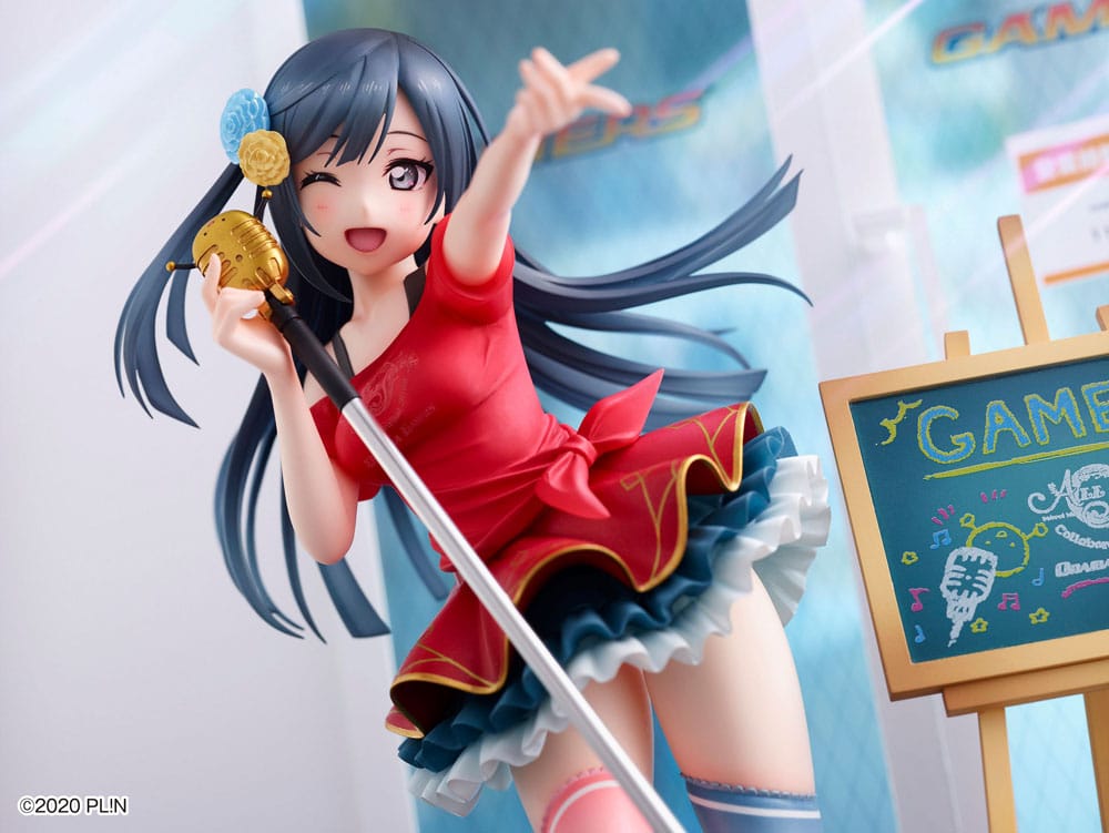 Love Live! Nijigasaki High School Idol Club PVC Statue 1/7 Odaiba Gamers Signboard Girl Setsuna Yuki 21 cm