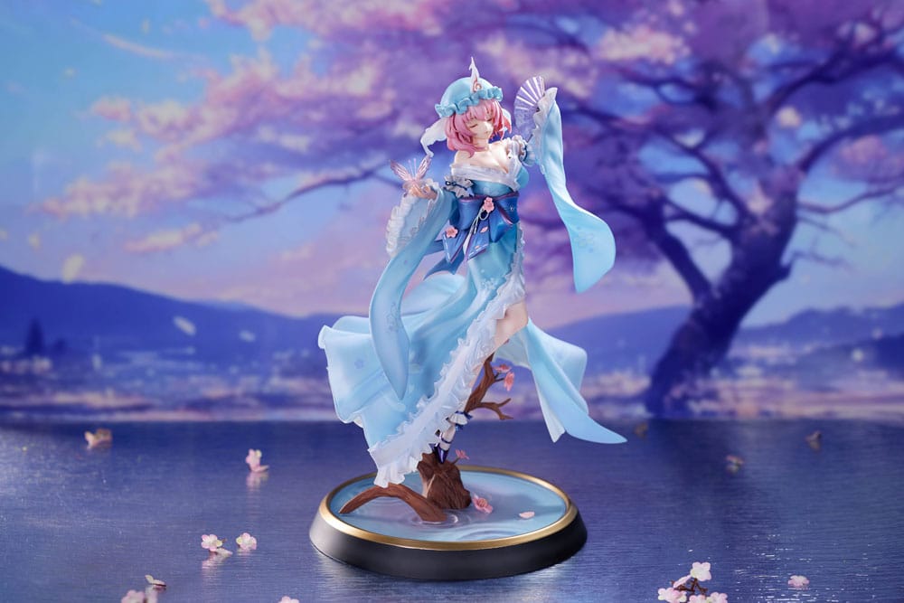 Touhou Project PVC Statue 1/6 Ghost From the Calamitous Nirvana Yuyuko Saigyouji Deluxe Edition 32 cm