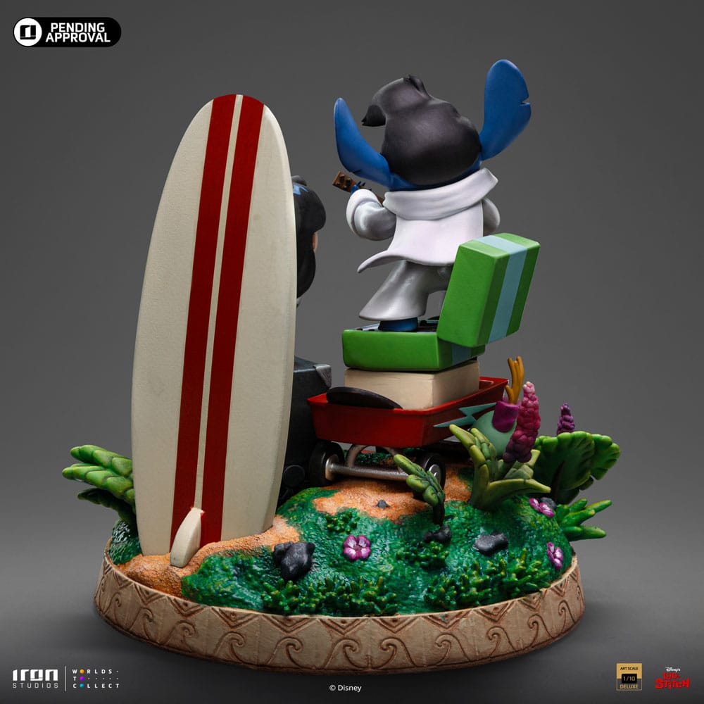 Lilo &amp; Stitch Deluxe Art Scale Statue 1/10 Lilo &amp; Stitch 20 cm