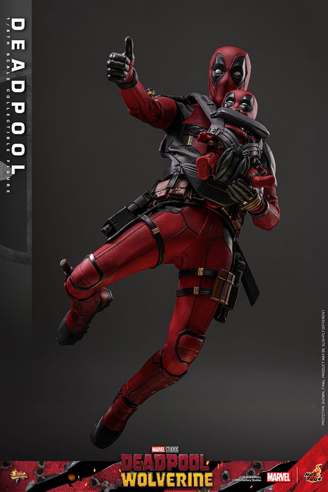 Deadpool &amp; Wolverine Movie Masterpiece Action Figure 1/6 Deadpool 31 cm