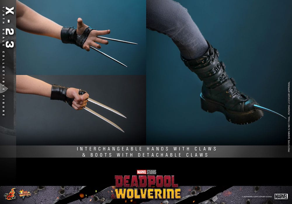 Deadpool &amp; Wolverine Movie Masterpiece Action Figure 1/6 X-23 27 cm