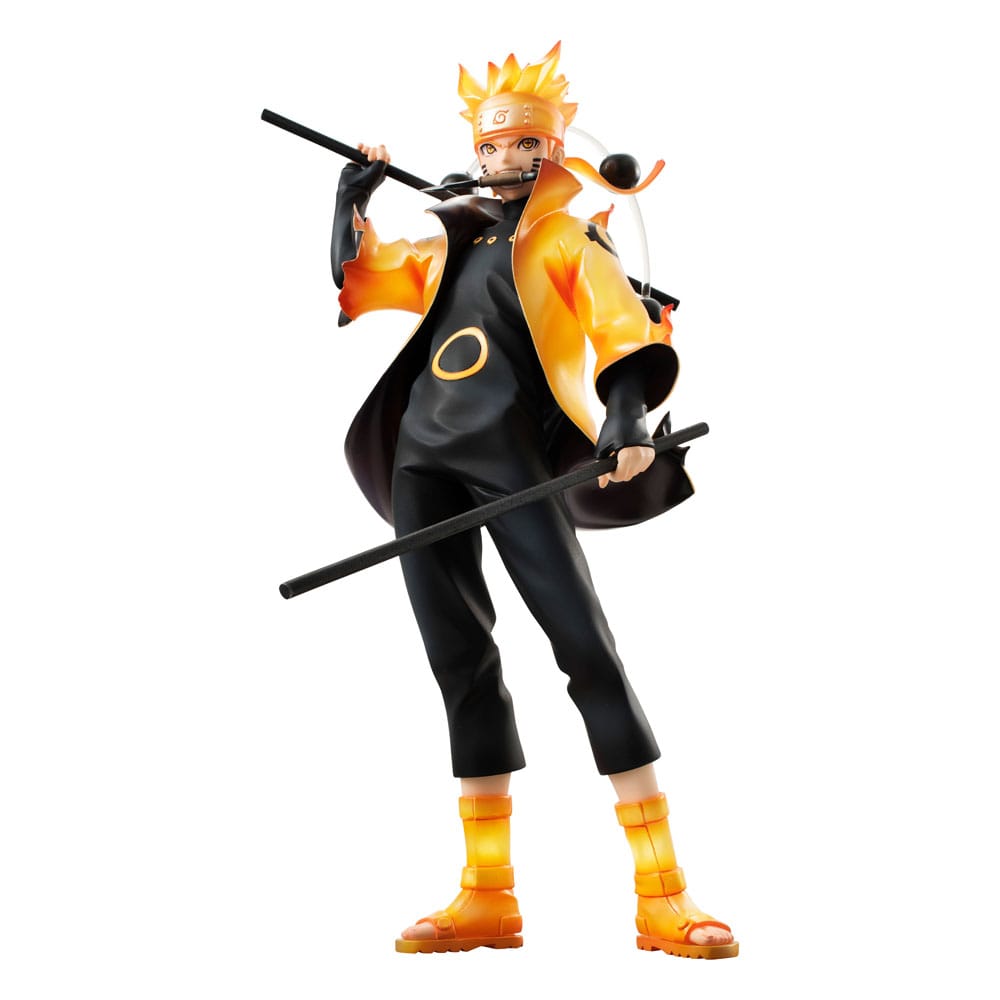 Naruto Shippuden G.E.M. Series PVC Statue Naruto Uzumaki Six Paths Sage Mode 15th Anniversary Ver. 22 cm