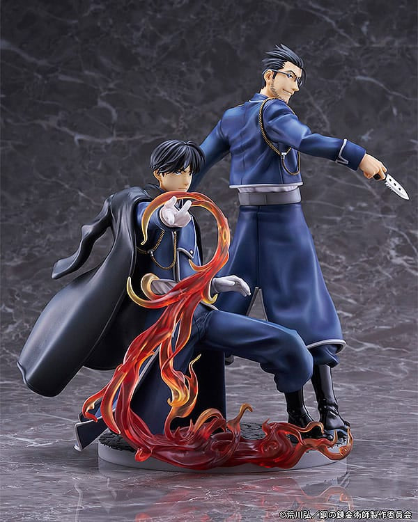 Fullmetal Alchemist: Brotherhood PVC Statue Roy Mustang &amp; Maes Hughes Kizuna 27 cm