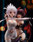 Ayakashi Triangle PVC Statue Matsuri Kazamaki & Suzu Kanade & Shirogane 25 cm