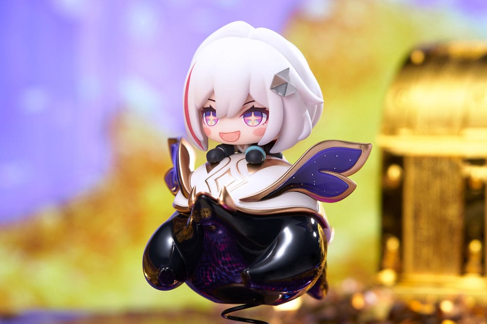 Honkai: Star Rail PVC Statue Hu Tao Chibi Topaz &amp; Numby Chibi Chara Yurayura Stand 10 cm