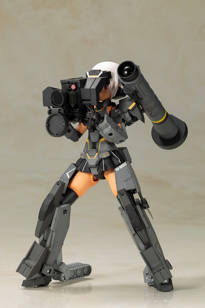 Frame Arms Girl Plastic Model Kit Gourai-Kai (Black) with FGM148 Type Anti-Tank Missile 16 cm