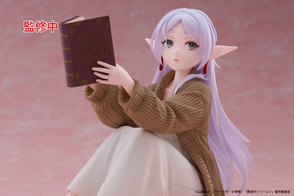 Frieren: Beyond Journey&#39;s End PVC Statue Desktop Cute Figure Frieren Roomwear Ver. 13 cm