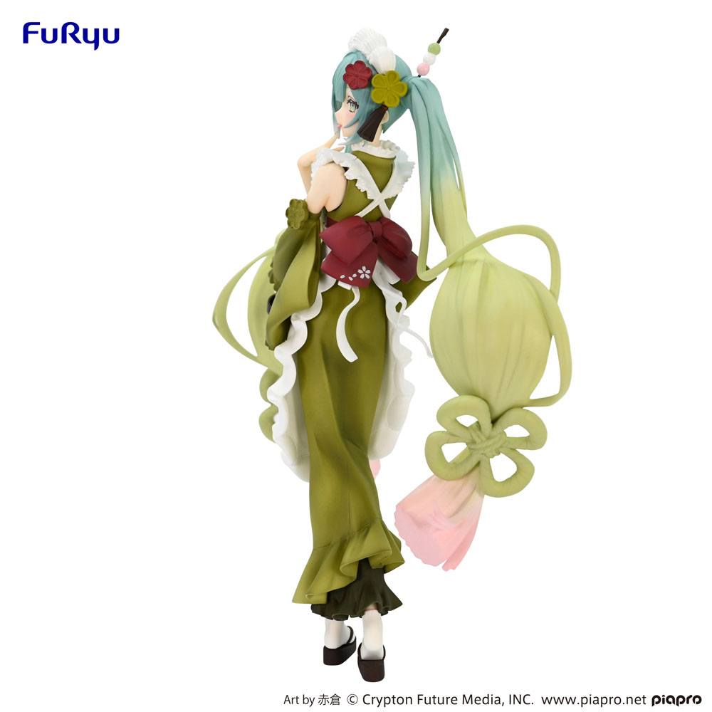 Hatsune Miku Exceed Creative PVC Statue Hatsune Miku Matcha Green Tea Parfait Ver. 20 cm