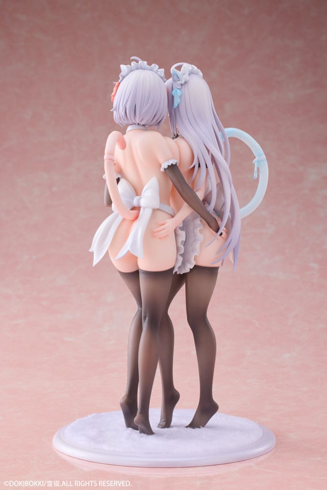 Original Character PVC Statue 1/6 Qing Xue &amp; Chi Xue Illustrated by Yukineko 26 cm