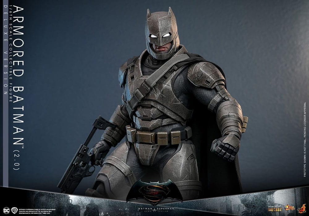 Batman v Superman: Dawn of Justice Movie Masterpiece Action Figure 1/6 Armored Batman 2.0 (Deluxe Version) 33 cm