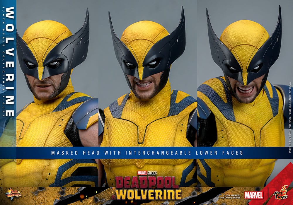 Deadpool &amp; Wolverine Movie Masterpiece Action Figure 1/6 Wolverine 31 cm