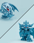 Yu-Gi-Oh! Duel Monsters Megatoon PVC Statue Blue Eyes White Dragon & Obelisk the Tormentor (with gift)