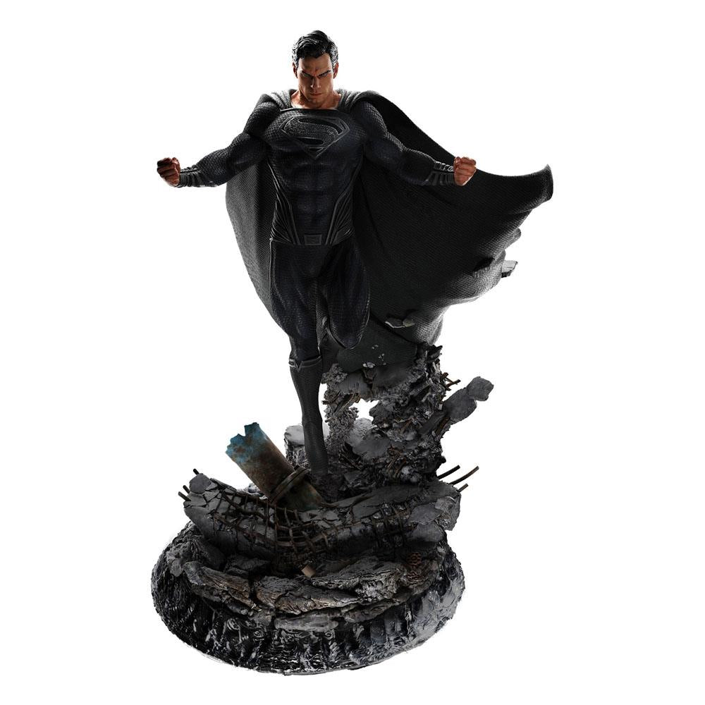 Zack Snyder&#39;s Justice League Statue 1/4 Superman Black Suit 65 cm