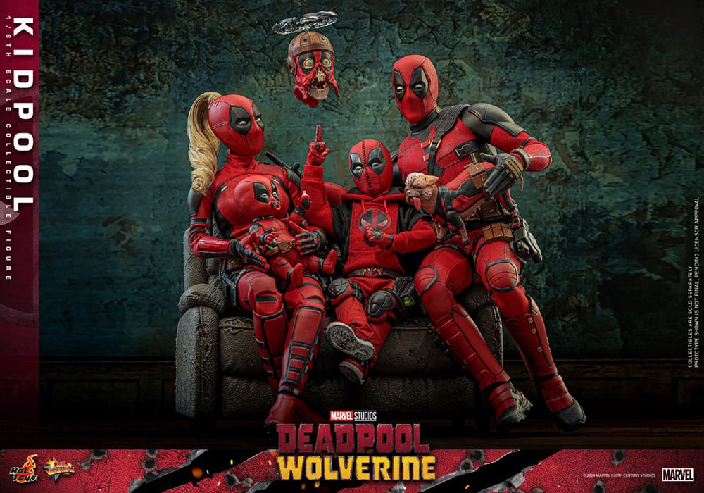 Deadpool &amp; Wolverine Movie Masterpiece Action Figure 1/6 Kidpool 22 cm