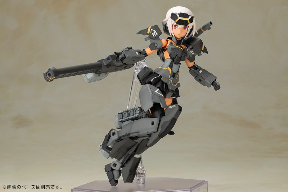 Frame Arms Girl Plastic Model Kit Gourai-Kai (Black) with FGM148 Type Anti-Tank Missile 16 cm