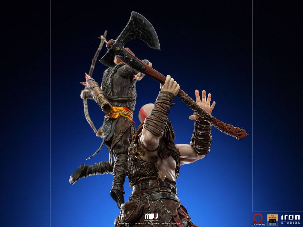 God of War BDS Art Scale Statue 1/10 Kratos &amp; Atreus 34 cm