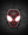 Marvel 3D LED Light Spider-Man Miles Morales Face 3D