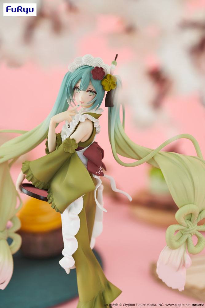 Hatsune Miku Exceed Creative PVC Statue Hatsune Miku Matcha Green Tea Parfait Ver. 20 cm