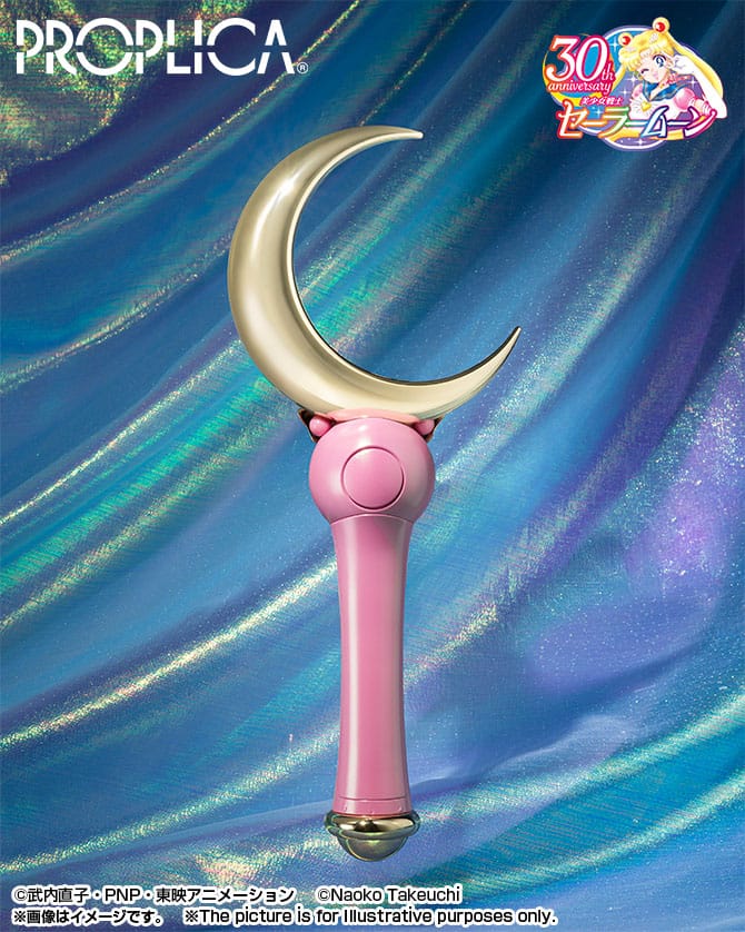 Sailor Moon Proplica Replica 1/1 Moon Stick Brilliant Color Edition 26 cm