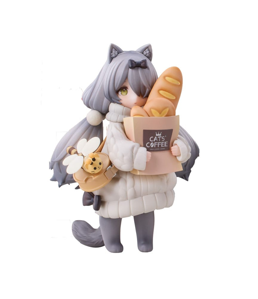 Decorated Life Collection PVC Statue Tea Time Cats - Cat Town Bakery Staff &amp; Customer Set 12 cm