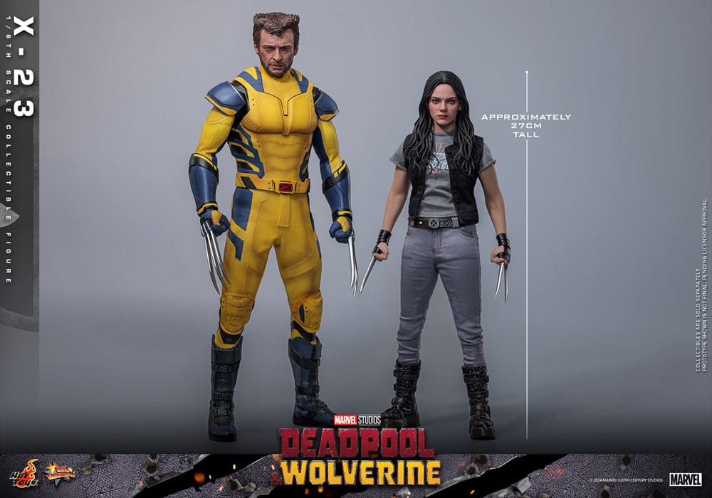 Deadpool &amp; Wolverine Movie Masterpiece Action Figure 1/6 X-23 27 cm