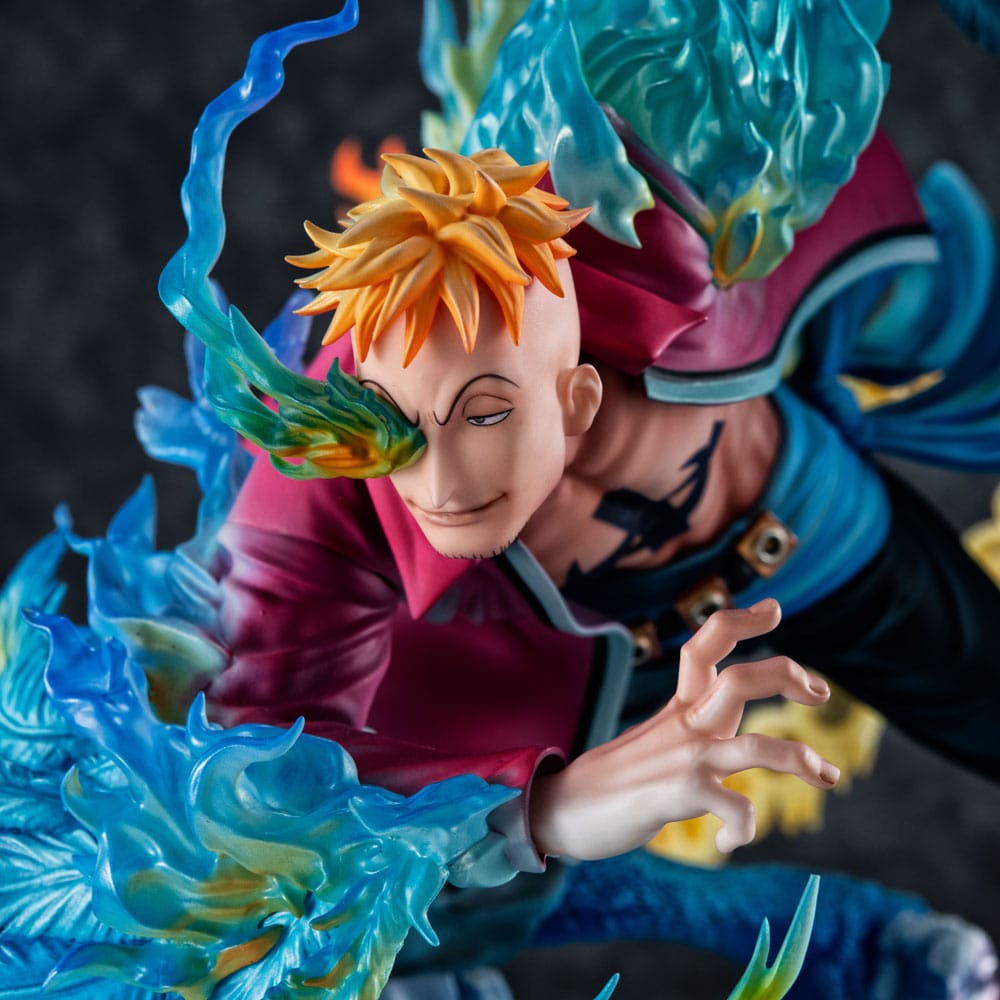 One Piece P.O.P MAS Maximum PVC Statue Marco the Phoenix Leader of 1st group of Whitebeard Pirates 32 cm