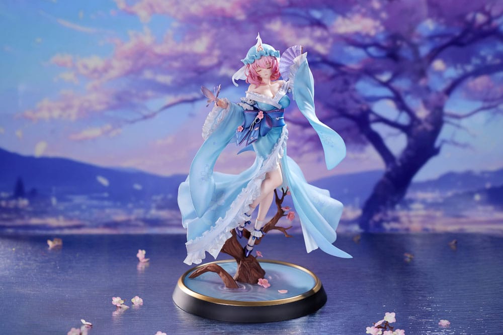 Touhou Project PVC Statue 1/6 Ghost From the Calamitous Nirvana Yuyuko Saigyouji Deluxe Edition 32 cm