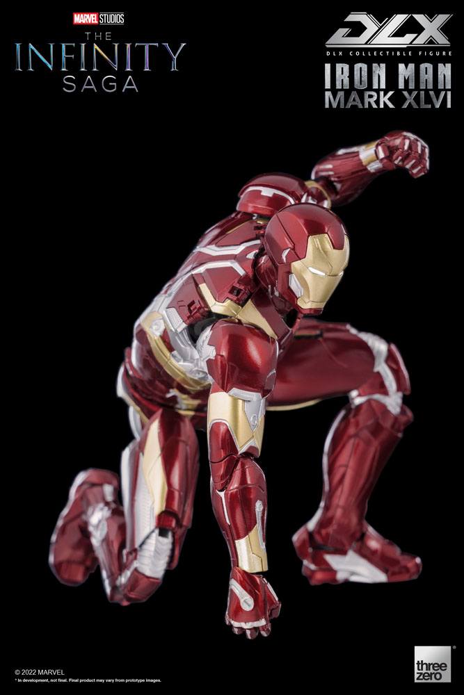 Infinity Saga DLX Action Figure 1/12 Iron Man Mark 46 17 cm