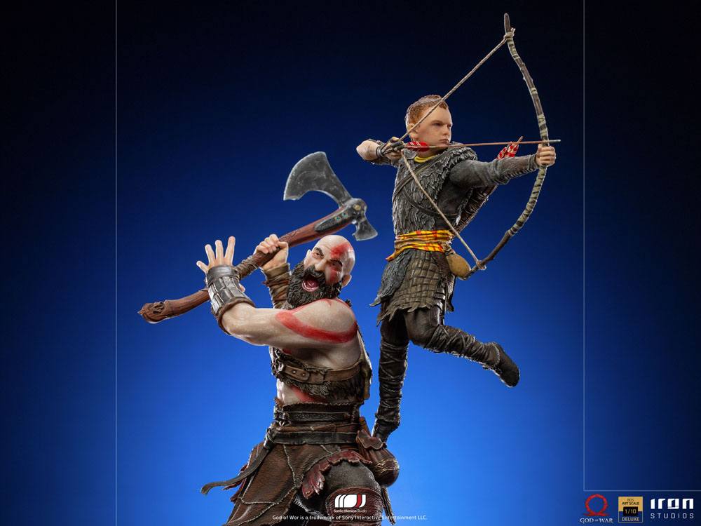 God of War BDS Art Scale Statue 1/10 Kratos &amp; Atreus 34 cm