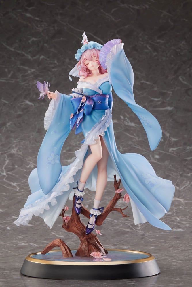 Touhou Project PVC Statue 1/6 Ghost From the Calamitous Nirvana Yuyuko Saigyouji Deluxe Edition 32 cm