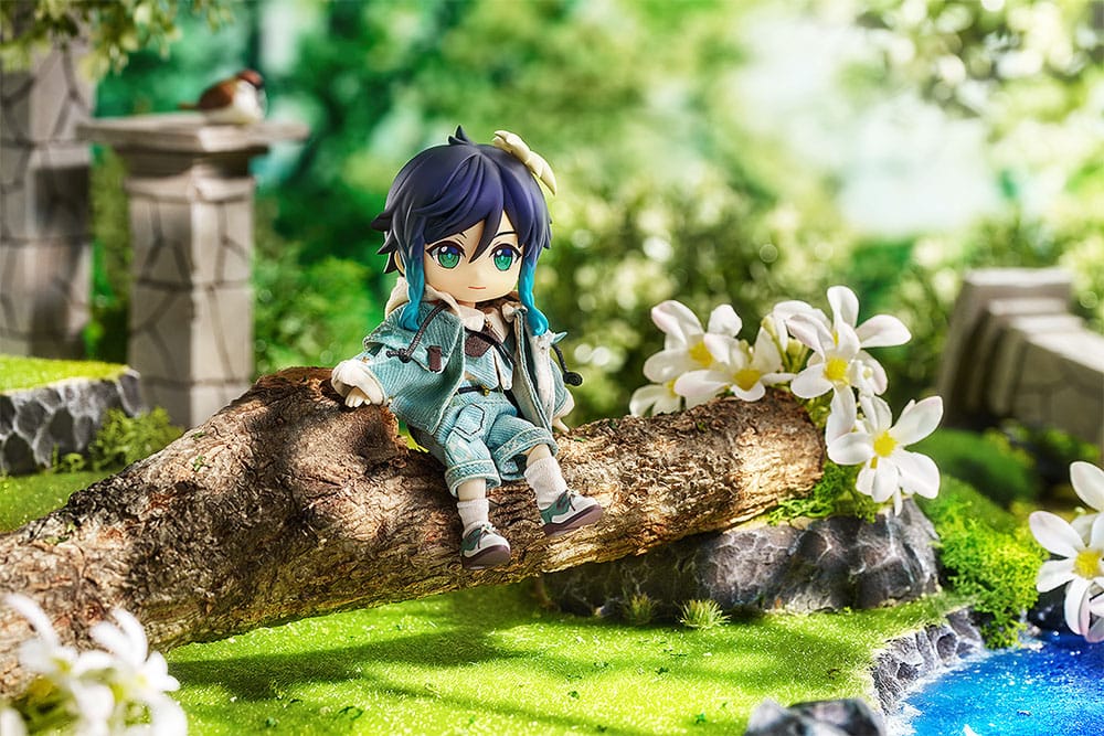 Genshin Impact Nendoroid Doll Action Figure Venti: Blue Ballad Ver. 14 cm