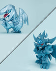 Yu-Gi-Oh! Duel Monsters Megatoon PVC Statue Blue Eyes White Dragon & Obelisk the Tormentor (with gift)