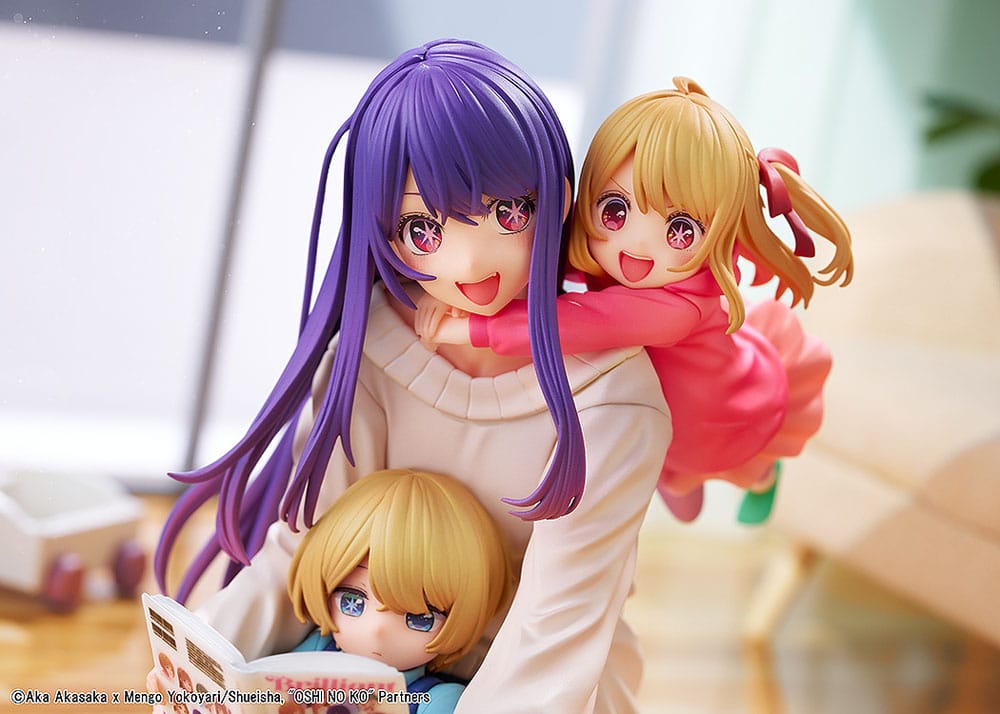 Oshi no Ko PVC Statue 1/8 Ai, Aqua &amp; Ruby Mother and Children 10 cm