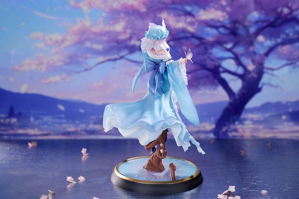 Touhou Project PVC Statue 1/6 Ghost From the Calamitous Nirvana Yuyuko Saigyouji Deluxe Edition 32 cm