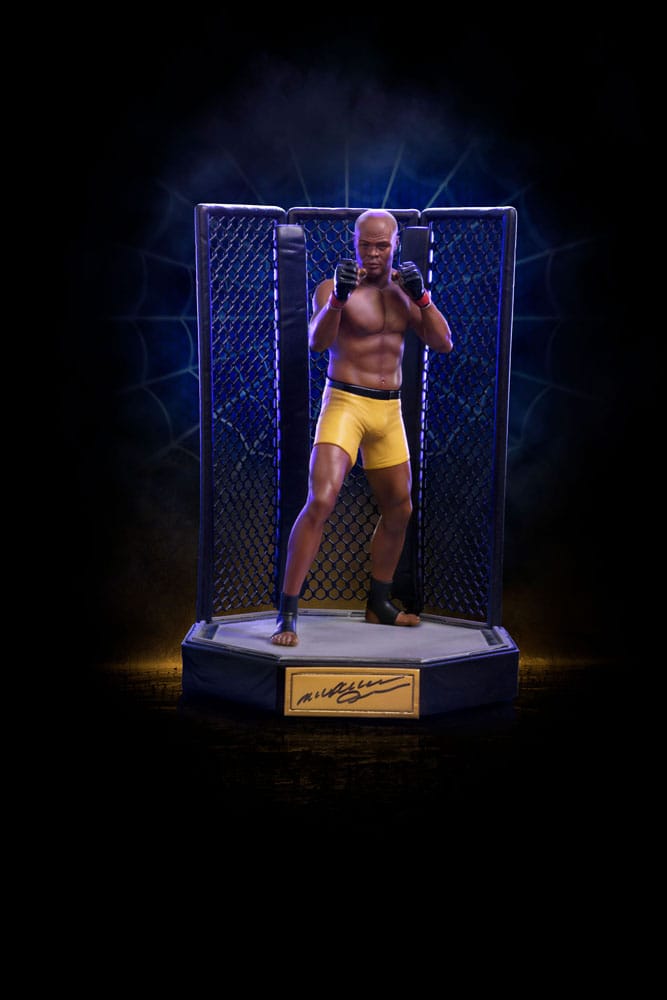 UFC Deluxe Art Scale Statue 1/10 Anderson &quot;Spider&quot; Silva - Signed Version 22 cm