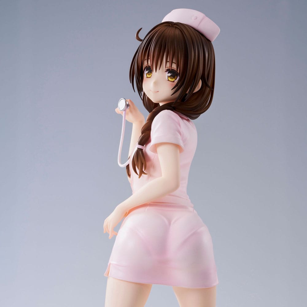 To Love-Ru Darkness Statue PVC Mikan Yuki Nurse Cos 25 cm