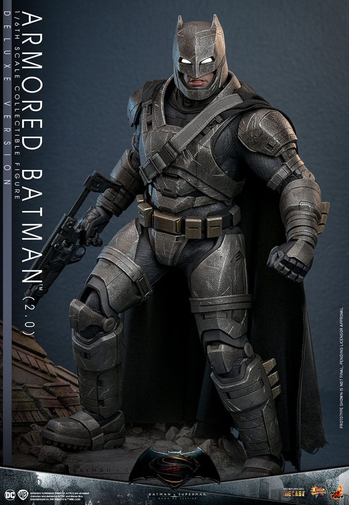 Batman v Superman: Dawn of Justice Movie Masterpiece Action Figure 1/6 Armored Batman 2.0 (Deluxe Version) 33 cm