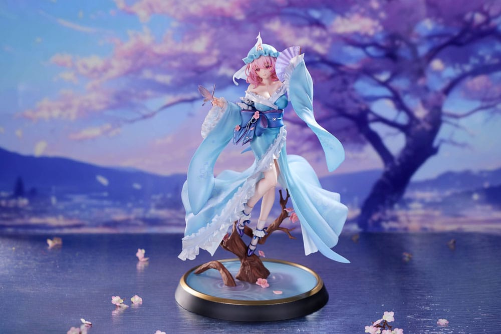 Touhou Project PVC Statue 1/6 Ghost From the Calamitous Nirvana Yuyuko Saigyouji Deluxe Edition 32 cm