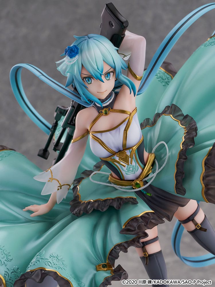 Sword Art Online SHIBUYA SCRAMBLE FIGURE PVC Statue 1/7 Sinon Crystal Dress Ver. 29 cm