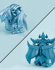 Yu-Gi-Oh! Duel Monsters Megatoon PVC Statue Blue Eyes White Dragon & Obelisk the Tormentor (with gift)