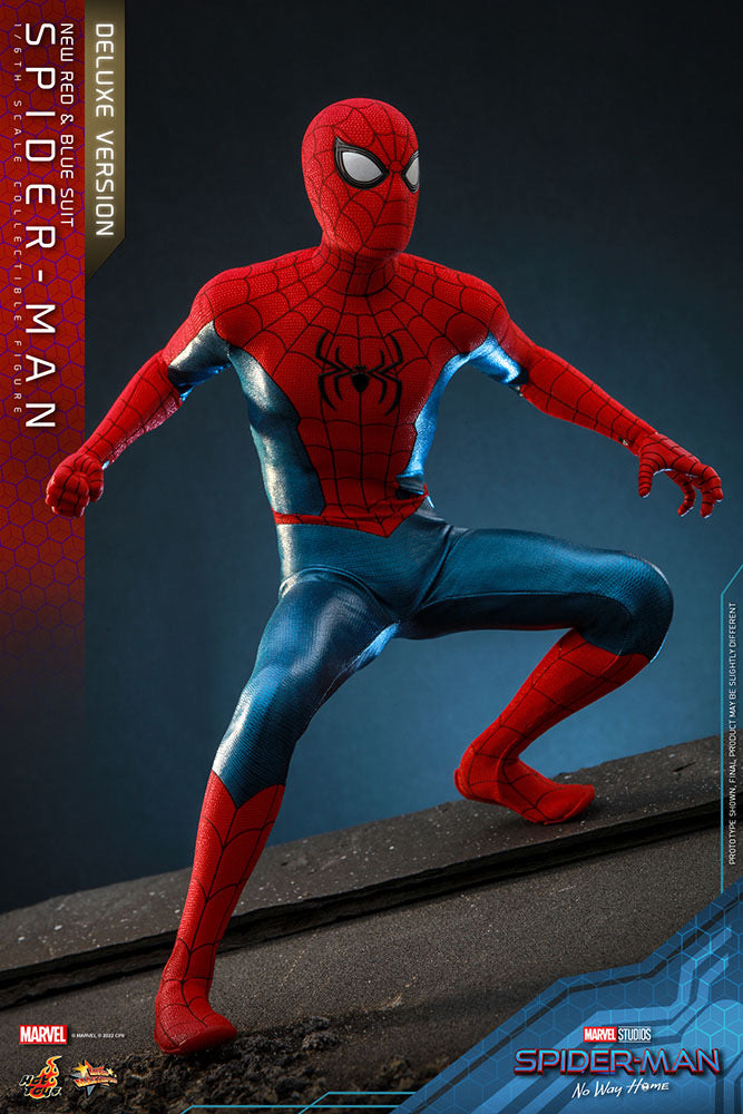 Spider-Man: No Way Home Movie Masterpiece Action Figure 1/6 Spider-Man (New Red and Blue Suit) (Deluxe Version) 28 cm